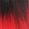 ModelModel 18" = 45 cm / Schwarz-Rot Mix Ombre #DERD Model Model Equal Brazilian Bundle Wave Synthetic Hair