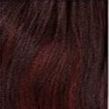 ModelModel Burgundy-Red Mix Ombre #OM FireRed Model Model Lace Front Wig  Deep Invisible Alpine Meadow Synthetic Hair