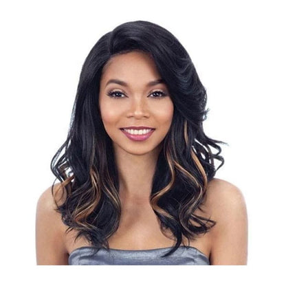 Model Model Over Bang Lace Part Wig Fliss Synthetic Hair