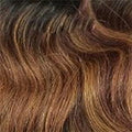 ModelModel Schwarz-Gold Hellbraun Mix Ombre #OM27P Model Model Lace Front Wig  Deep Invisible Alpine Meadow Synthetic Hair