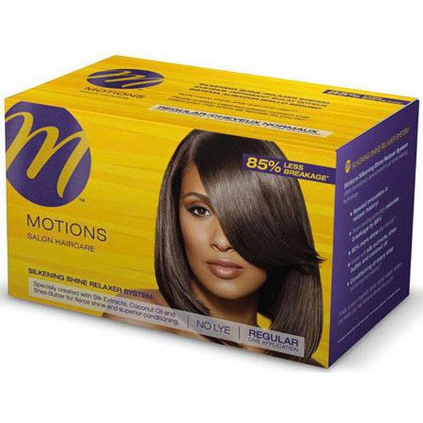 Motions Salon Care Silkening Shine No Lye Relaxer System, Regular