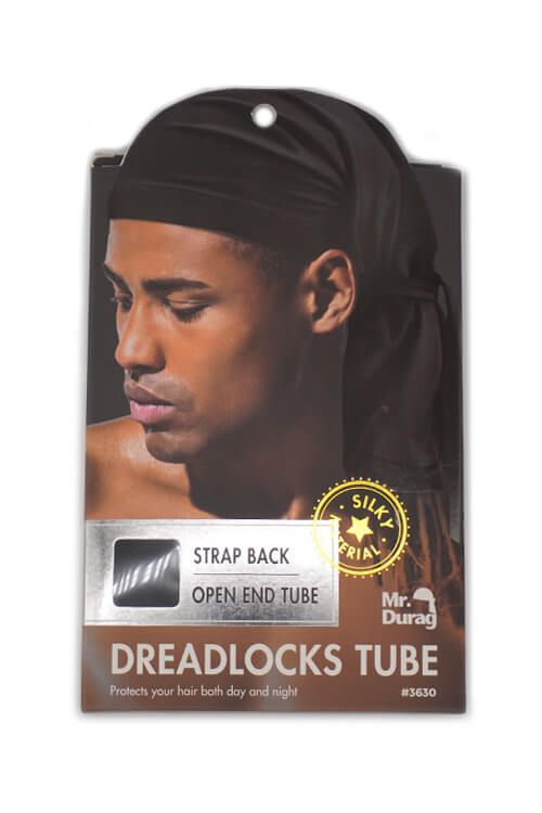 Mr.Durag Mr. Durag Dreadlocks Tube w Strapback,Black