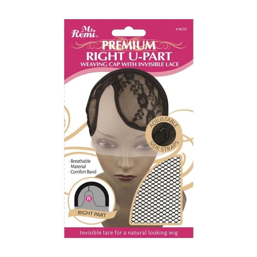 Ms.Remi Health & Beauty Ms. Remi Right Upart Weaving Cap with Invisible La ce Black #4635