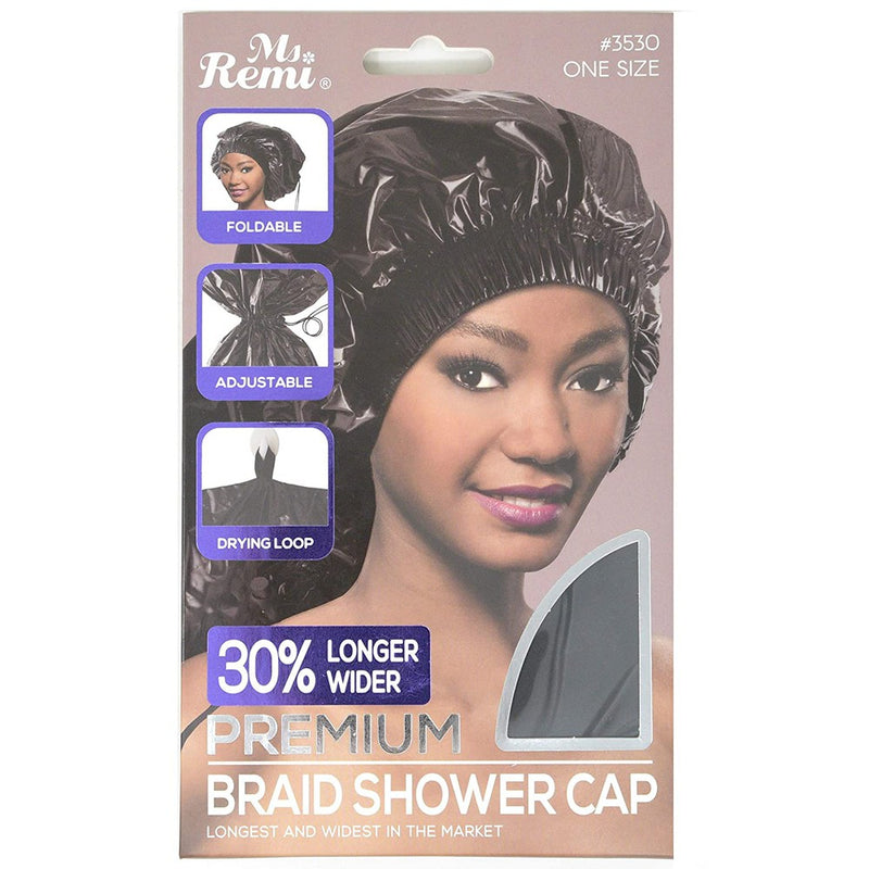 Ms.Remi Ms. Remi Max Jumbo Braid Shower Cap Black