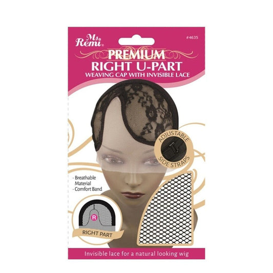 Ms.Remi Ms. Remi Right Upart Weaving Cap with Invisible La ce Black #4635