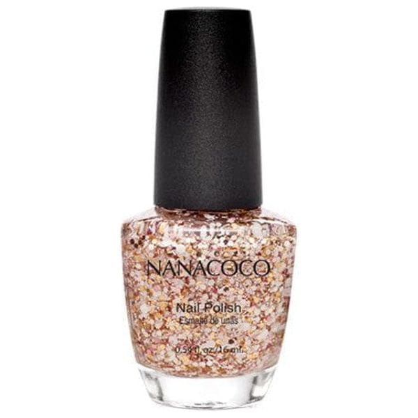 Nanacoco Health & Beauty Nanacoco Sprinkle Np-W - Black Cap - Gold - White-Gorgeous-16Ml