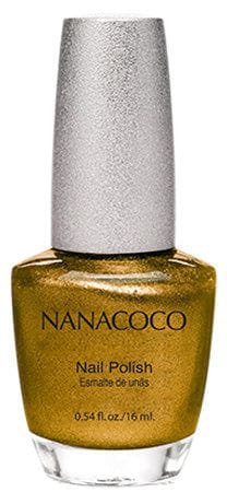 Nanacoco Nncc Crystal Nail Polish-Treas Ure Island-Yellow-16Ml