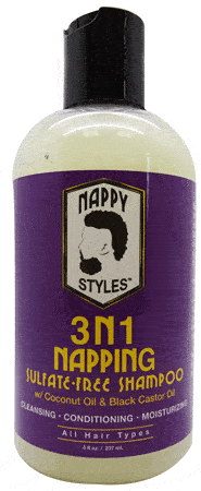 Nappy Styles 3 In1 Sulfate-Free Shampoo 237ml | gtworld.be 