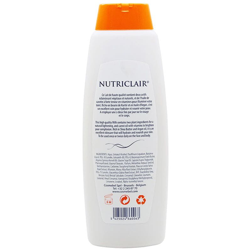 Nutriclair Nutriclair Carotte Moisturizing Milk  500ml