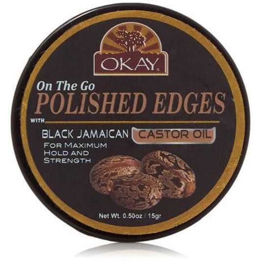 Okay Okay Polished Edges Black Jamaican Castor Oil 15g