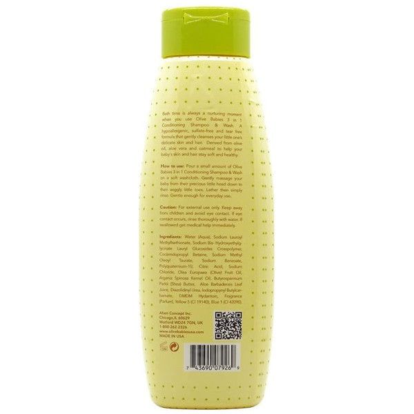 Olive Babies 3 in 1 Conditioning Shampoo & Body Wash 414ml