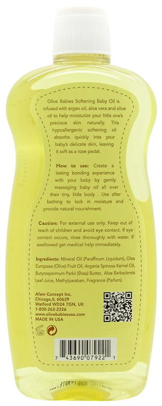 Olive Babies Olive Babies Softening Baby Oil 355ml