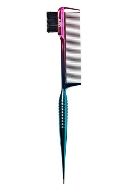 Red By Kiss Edge comb Ombre Chrome Rattail