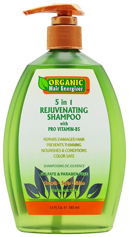 Organic Hair Energizer Organic Hair Energizer 5 in 1 Rejuvenating Shampoo 385ml