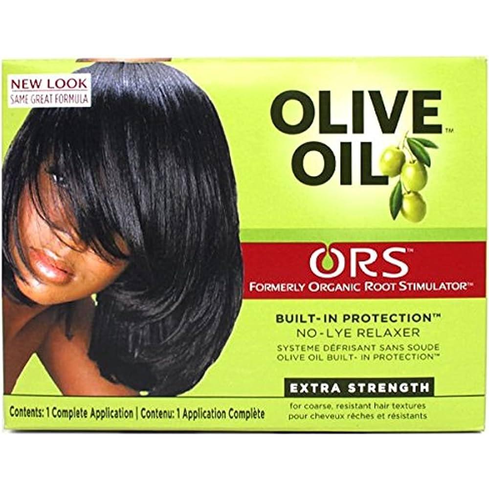 Organic Root Stimulator Olive Oil No Lye Relaxer, Extra Strength