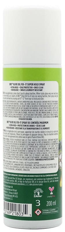 ORS ORS Olive Oil Fix-It Super Hold Spray with Castor Oil 200ml