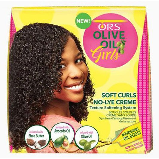 ORS Olive Oil Girls Soft Curls No-Lye Relaxer Creme | gtworld.be 