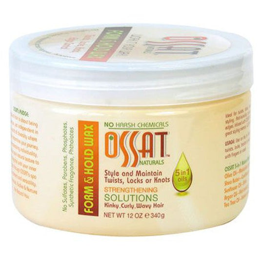 Ossat Ossat Natural Form & Hold Wax  12oz