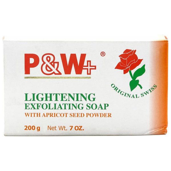 P&W+ Health & Beauty P&W Lightening Exfoliating Soap With Apricot Seed Powder 200G