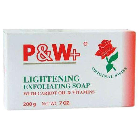 P&W+ Health & Beauty P&W Lightening Exfoliating Soap With Carrot Oil And Vitamins 200G