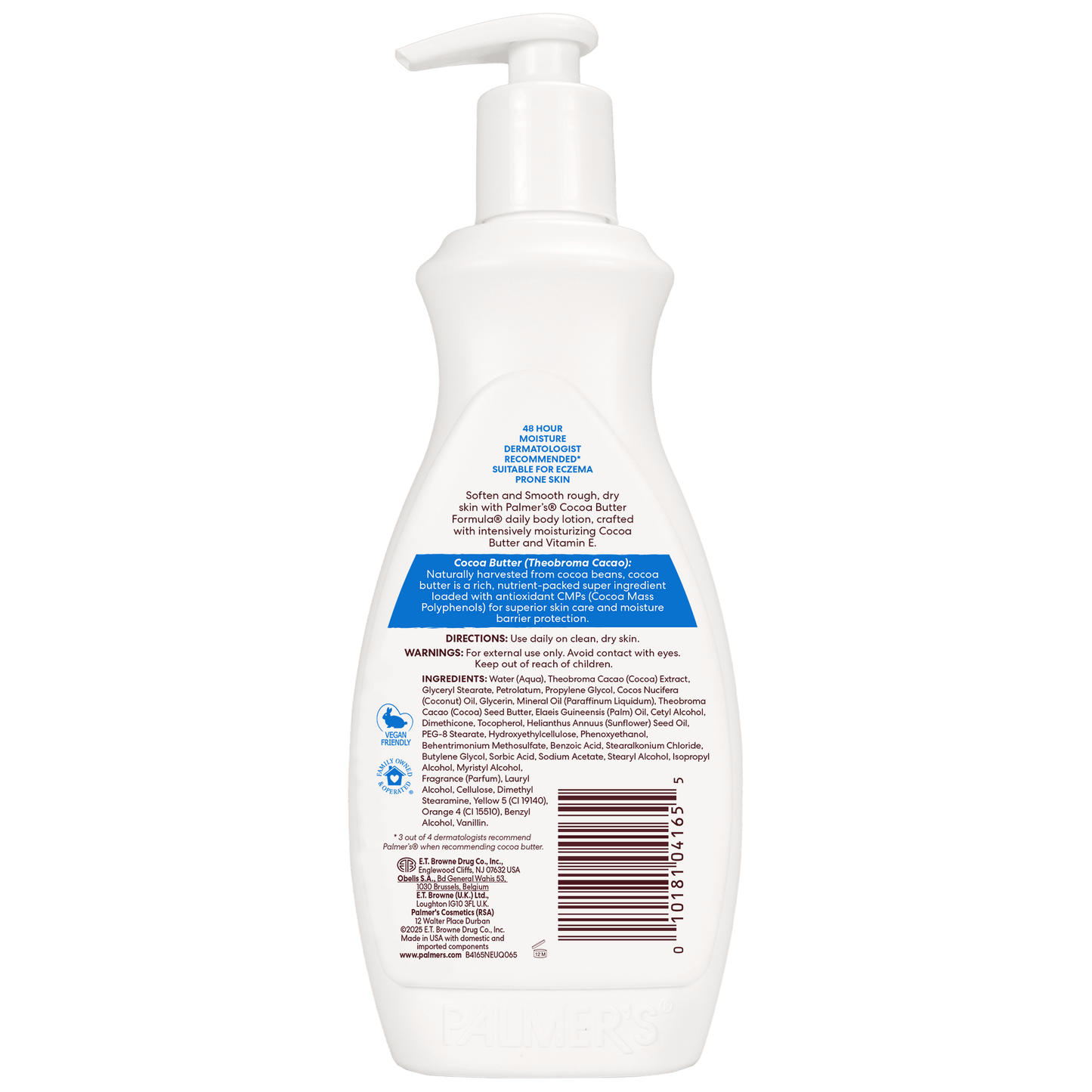 Palmer's Health & Beauty Palmer's Cocoa Butter Formula with Vitamin E Heals Softens 250/400ml