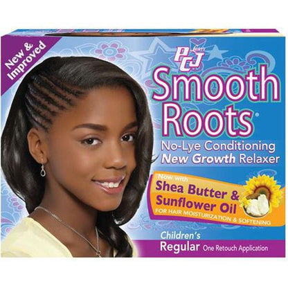 PCJ Health & Beauty PCJ Smooth Roots No-lye Conditioning New Growth Relaxer, Regular