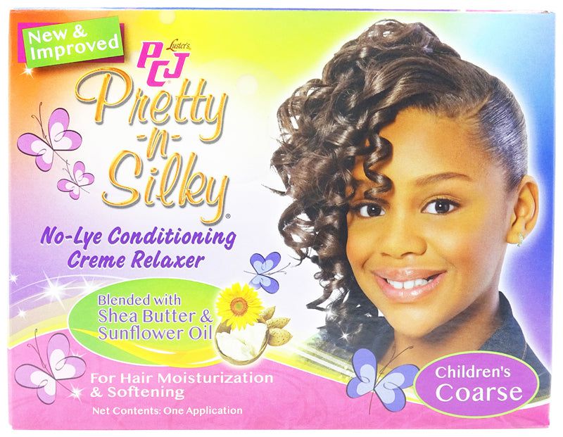 PCJ PCJ Pretty n Silky No-Lye Conditioning Creme Relaxer, Children's Coarse