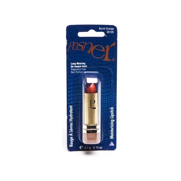 Posner Health & Beauty Posner Lip Burnt Orange :38105 Posner Moisturizing Lipstick 3.7 g