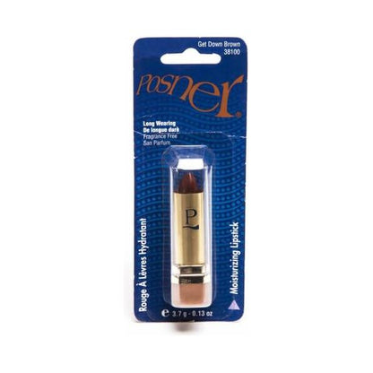 Posner Health & Beauty Posner Lip Get Down Brown :38100 Posner Moisturizing Lipstick 3.7 g