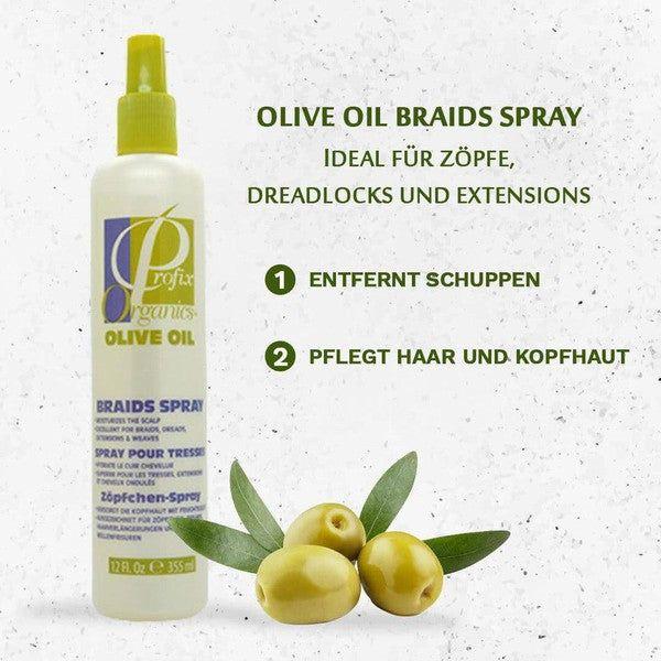 Profix Health & Beauty Profix Organics Olive Oil Braids Spray 355ml