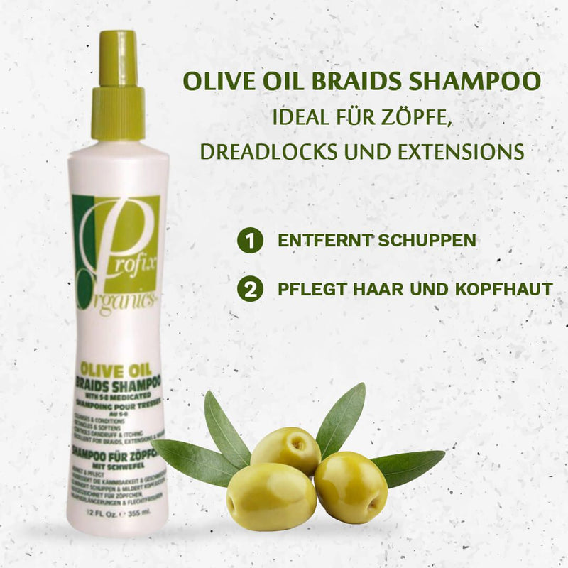 Profix Profix Organics Olive Oil Braids Shampoo 355ml