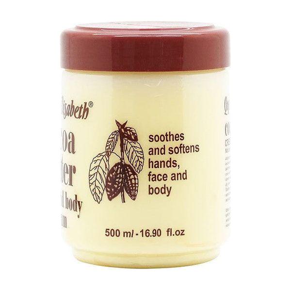 Queen Elisabeth Health & Beauty Queen Elisabeth Cocoa Butter Hand and Body Cream 500 ml