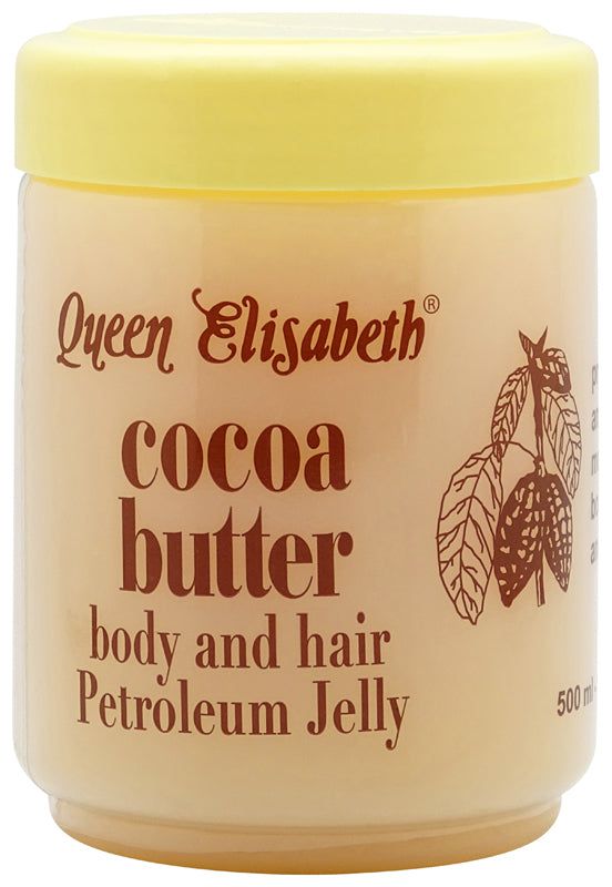 Queen Elisabeth Queen Elisabeth Cocoabutter Body and Hair Petroleum Jelly 500ml