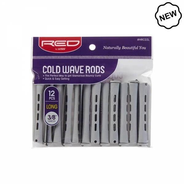 Red By kiss Cold Wave Rods  Long 1/4" 12pc  | gtworld.be 