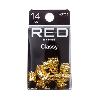 Red by Kiss Health & Beauty HZ01#14pcs Red by Kiss Classy Braid Charms