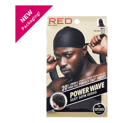 Red by Kiss Health & Beauty Red By Kiss Power Wave Silky Satin Durag _ Superior Fabric