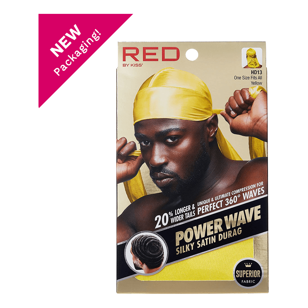 Red by Kiss Health & Beauty Red By Kiss Power Wave Silky Satin Durag _ Superior Fabric