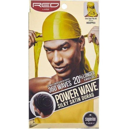 Red by Kiss Health & Beauty Red By Kiss Power Wave Silky Satin Durag _ Superior Fabric