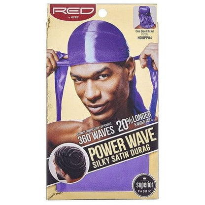 Red by Kiss Health & Beauty Red By Kiss Power Wave Silky Satin Durag _ Superior Fabric