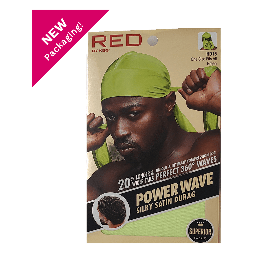 Red by Kiss Health & Beauty Red By Kiss Power Wave Silky Satin Durag _ Superior Fabric