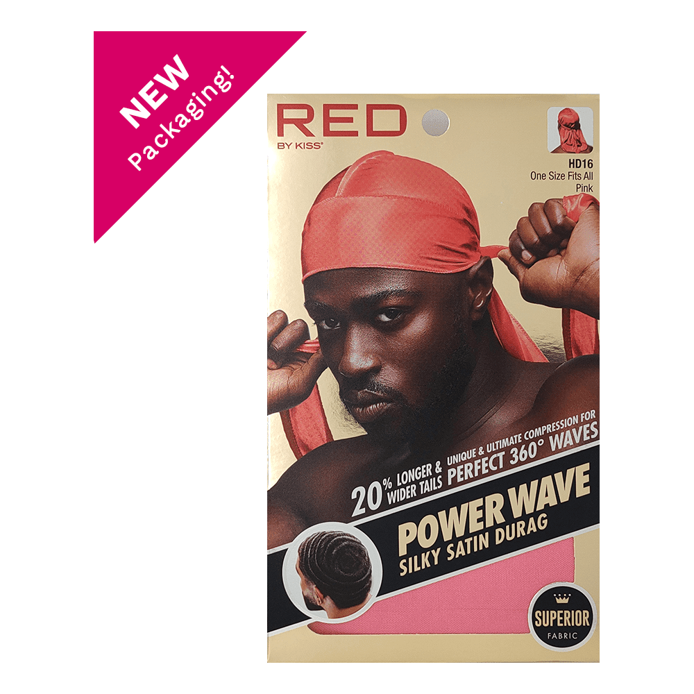 Red by Kiss Health & Beauty Red By Kiss Power Wave Silky Satin Durag _ Superior Fabric