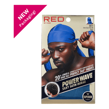 Red by Kiss Health & Beauty Red By Kiss Power Wave Silky Satin Durag _ Superior Fabric