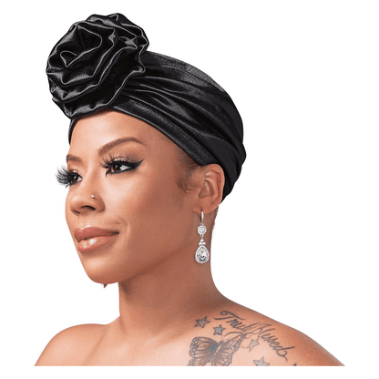 Red by Kiss Health & Beauty Red By Kiss Silky Luxe Keyshia Cole X Top Knot Black Turban Red By Kiss Silky Luxe Keyshia Cole X Top Knot Turban - Black/Luxury