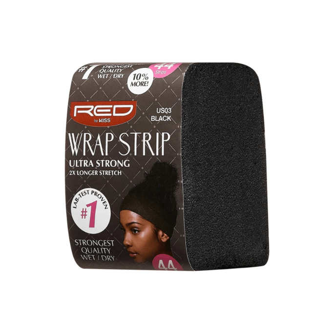 Red by Kiss Health & Beauty RED By Kiss Wrap Strips Ultra Strong Black 2.5" 44pcs