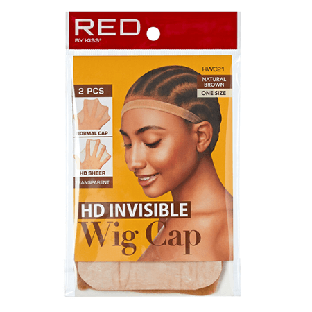 Red by Kiss Natural Brown Red By Kiss HD Invisible Stocking Wig Cap
