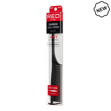 Red By Kiss Carbon Axe Pin Tail Comb | gtworld.be 