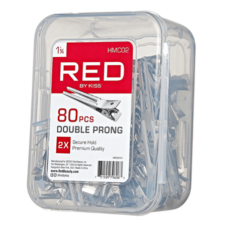 Red by Kiss Red By Kiss 1 3/4 Double Prong Clips 80 PCS