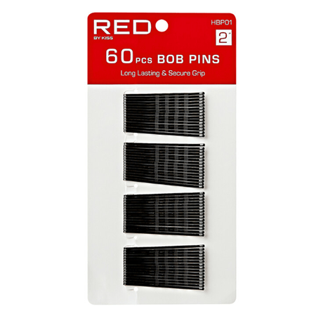 Red by Kiss Red By Kiss Bob Pins 2" 60Pcs Black