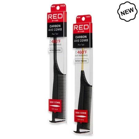 Red By Kiss Carbon Axe Pin Tail Comb | gtworld.be 