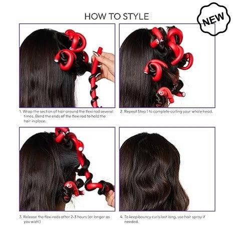 Red By Kiss Flexi Rods | gtworld.be 